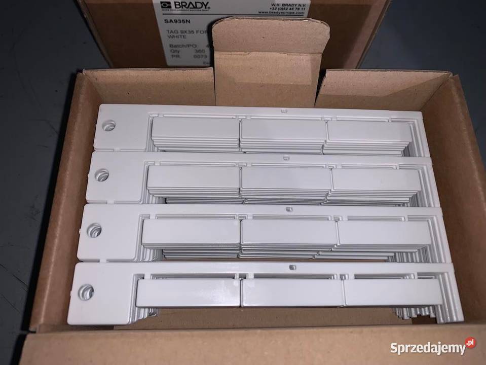 Brady Targhetta 9x35 non adhesive x2 pack x Warszawa