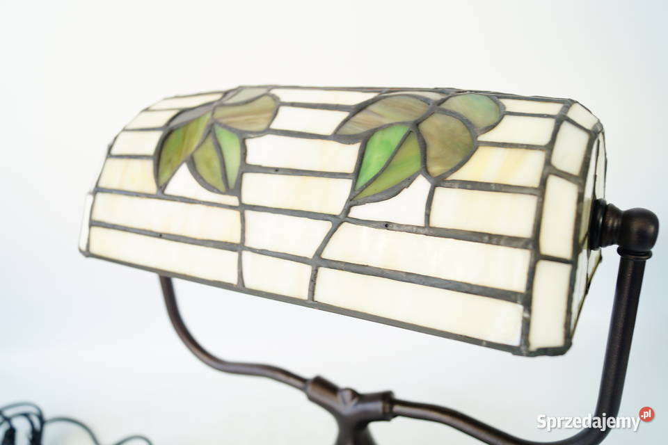 Lampka witrażowa styl Tiffany witraż na biurko Gizałki