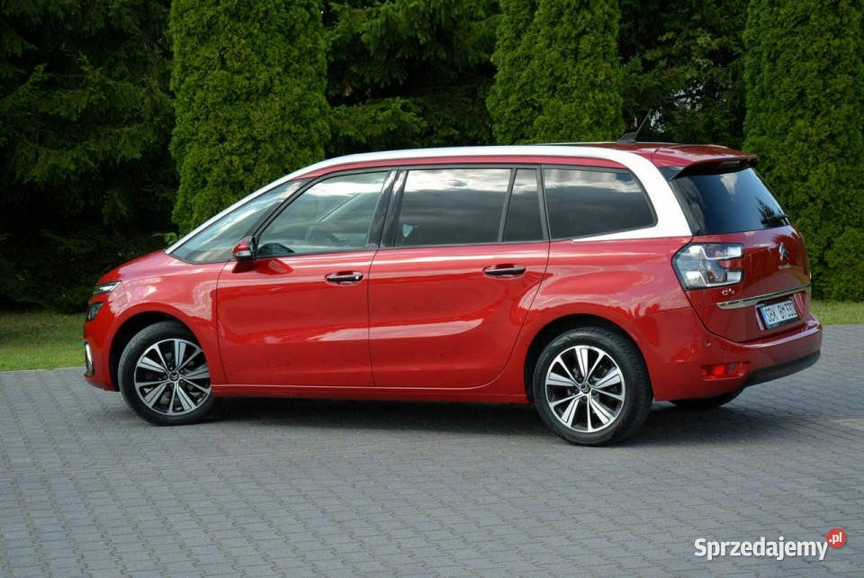 Citroen C4 Grand Picasso 7foteli Panorama Masaz bluetooth Ostrów Mazowiecka