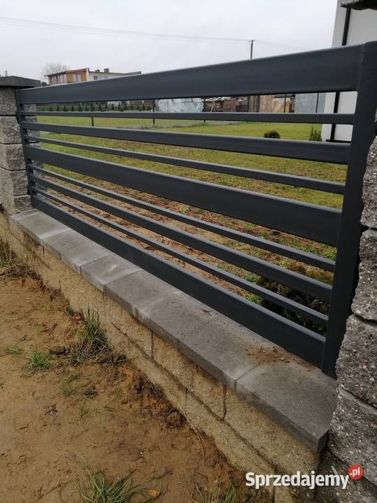 Ogrodzenia nowoczesne palisadowe kute Ogrodzenia i bramy Poznań