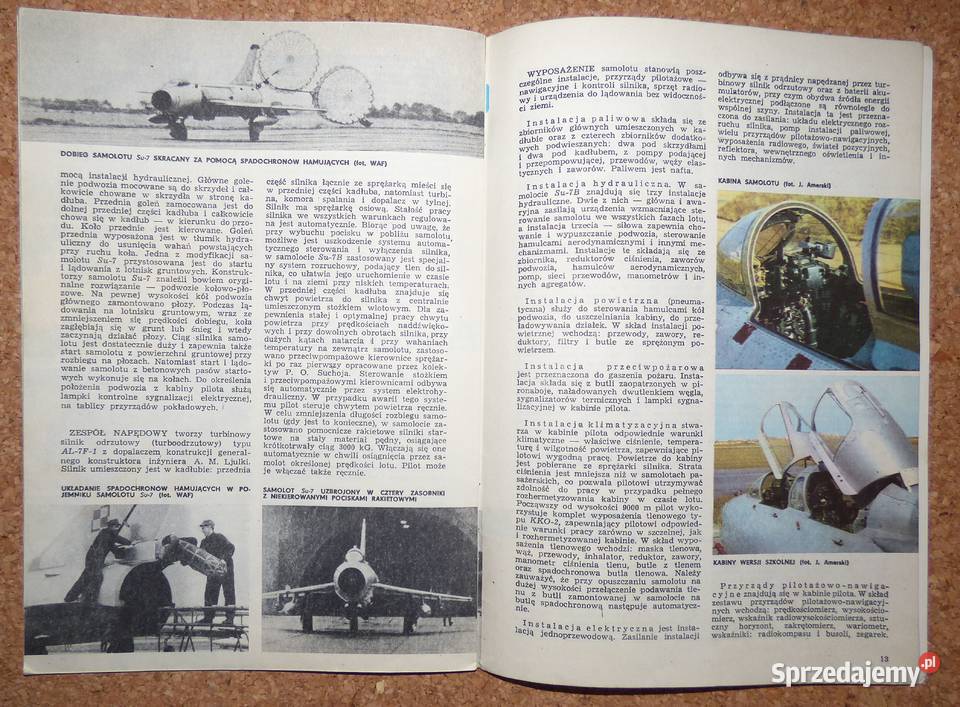W Stech Samolot Su7 militaria, broń, wojskowość mazowieckie Warszawa
