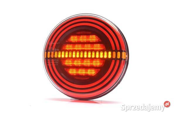 Lampa tylna zespolona LED okrągła 1224V 142 mm
