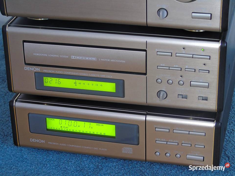 Wieża Denon pilot Wzmacniacz Radio CD Mag AUX Jasło