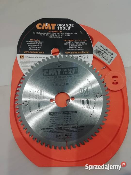 Tarcza do aluminium pcv laminatów drewna CMT Kock sprzedam