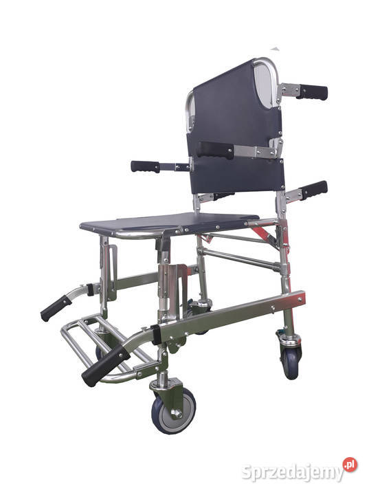 KRZESŁO TRANSPORTOWE SZARE Zrębice