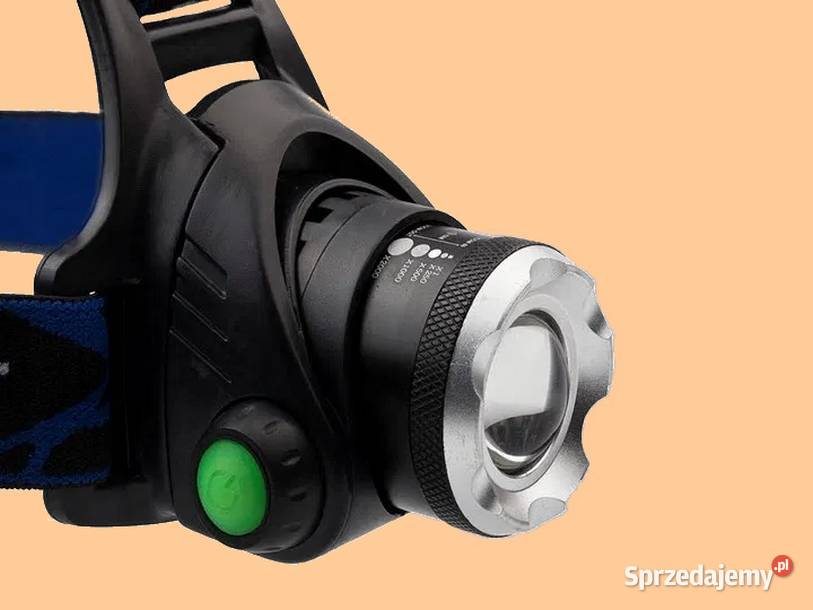 N181 Latarka Czołowa Czołówka LED ZOOM CREE XML Zabrze