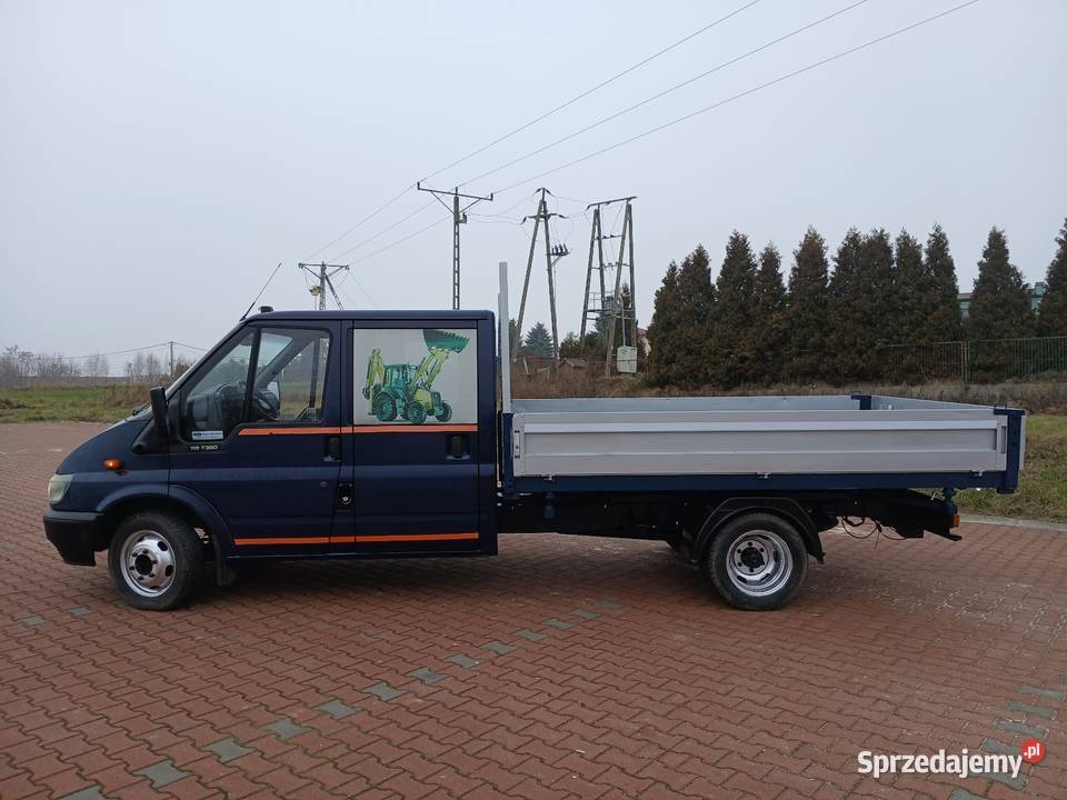 Ford transit 24 doka wywrotka kiper brygadówka Trzeszków