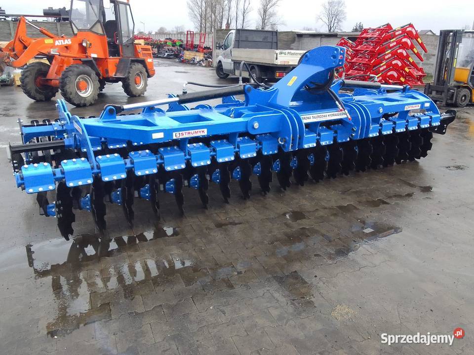 Brona talerzowa hydrauliczna 5m Strumyk TIGER II nieuszkodzony Tylkówko