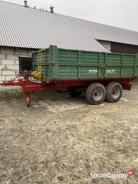 Przyczepa tandem 8t nieuszkodzony Krynice