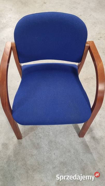 krzesło drewniane z oparciem biurowe