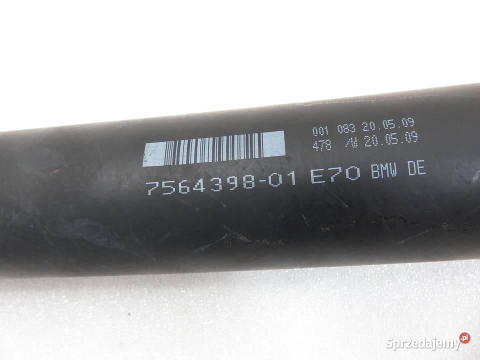 WAŁ NAPĘDOWY BMW X6 E71 30 d 7564398 Układ napędowy małopolskie