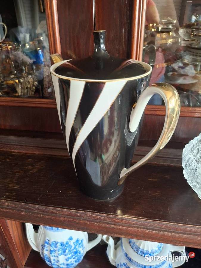 Dzbanek porcelana Ćmielów z serwisu Krokus mazowieckie Warszawa