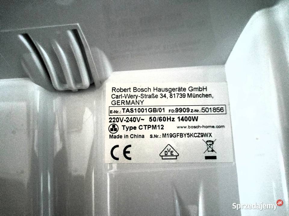 Ekspres do kawy na kapsułki Bosch Haushalt Happy Tarnobrzeg sprzedam