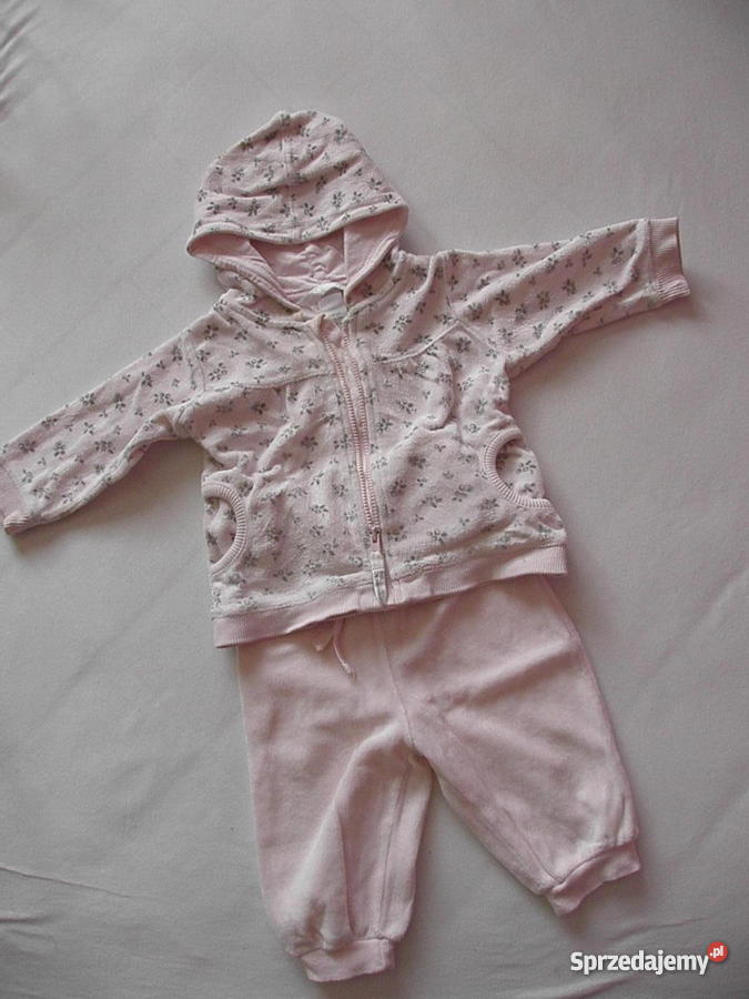 Dres welurowy HM r68 dziewczynki Plewiska sprzedam