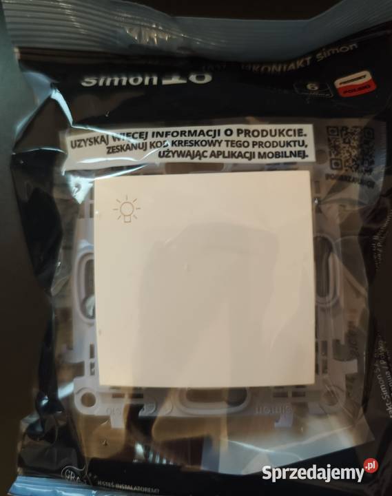 18 Simon 10 włącznik przycisk pojedynczy zwierny Będkowice sprzedam