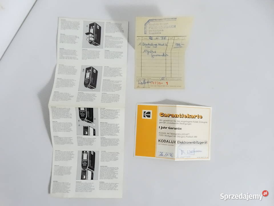 Unikat 1976 Zestaw Kodak TeleInstamatic 430 lubelskie Biłgoraj sprzedam