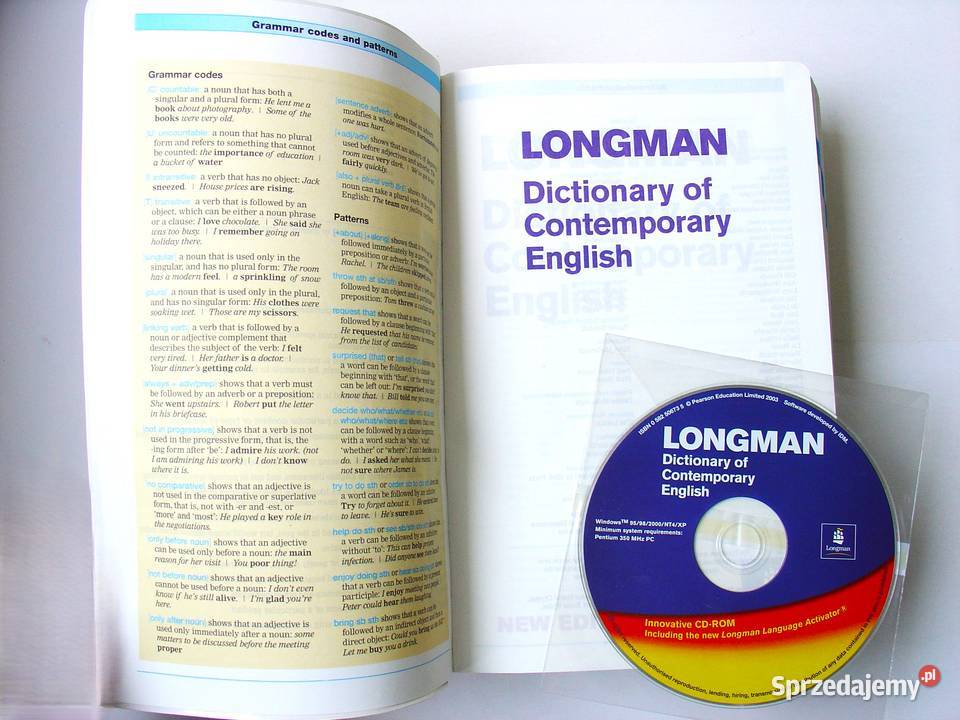 Dictionary of Conterporary English z CD Praca angielski łódzkie Łódź