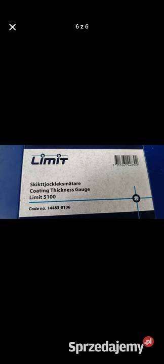 Miernik lakieru limit 5100 zachodniopomorskie Kołobrzeg