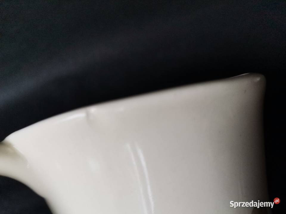 Stary dzbanek w kolorowe kwiaty fajans Włocławek Porcelana i szkło Katowice sprzedam