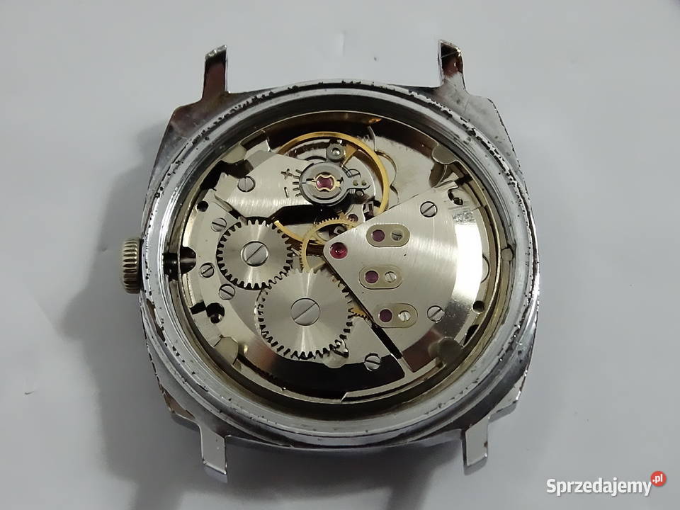 Unikalny Vintage Zegarek URECH z Niebieską