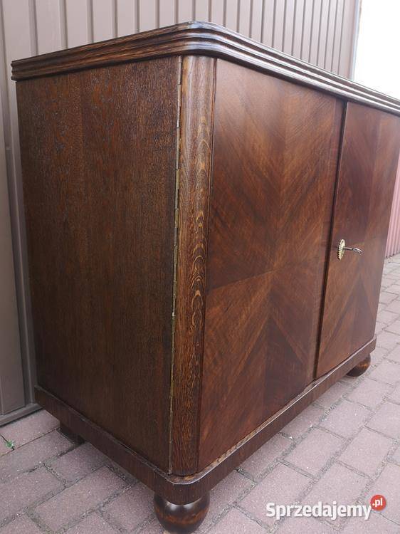 Komoda ARTDECO Pomocnik Zgrabna Dąb Stara Antyk Meble Swarzędz