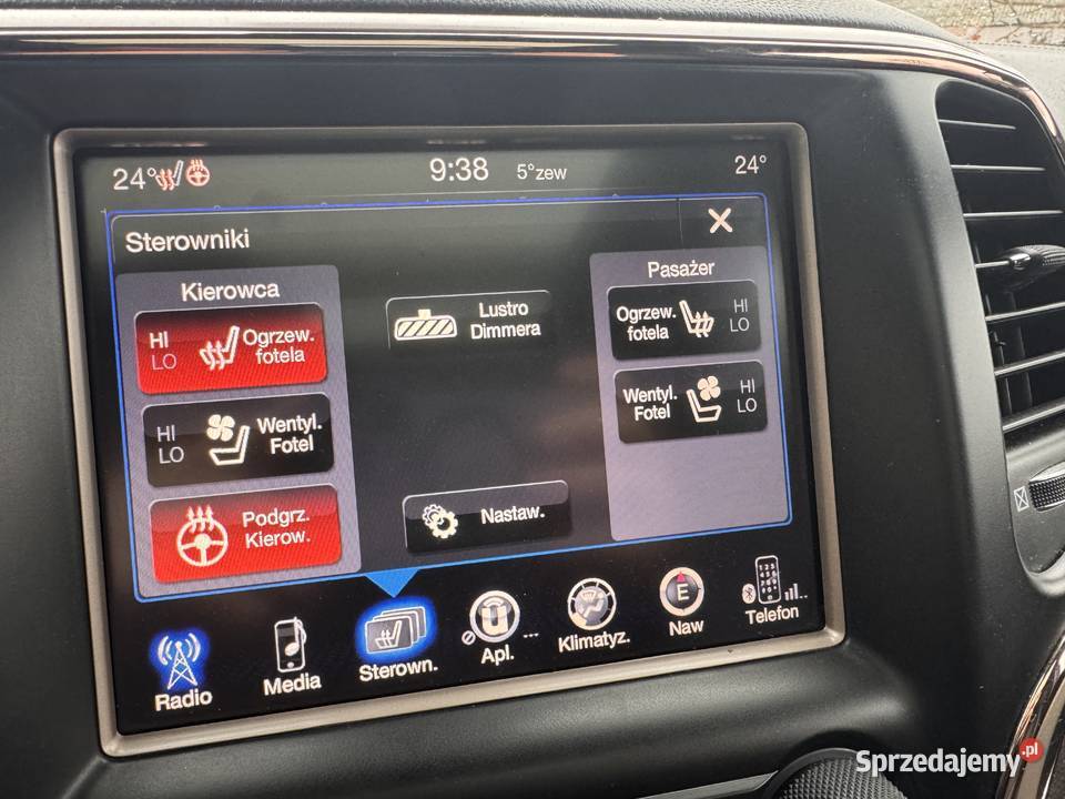 Jeep Grand Cherokee SUMMIT 36 LPG Wydechu Radar automatyczna lubelskie Lublin