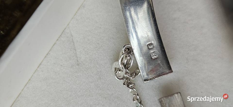 Bransoletka srebrna bransoleta unisex łańcuszek Bransoletki Konstancin-Jeziorna sprzedam