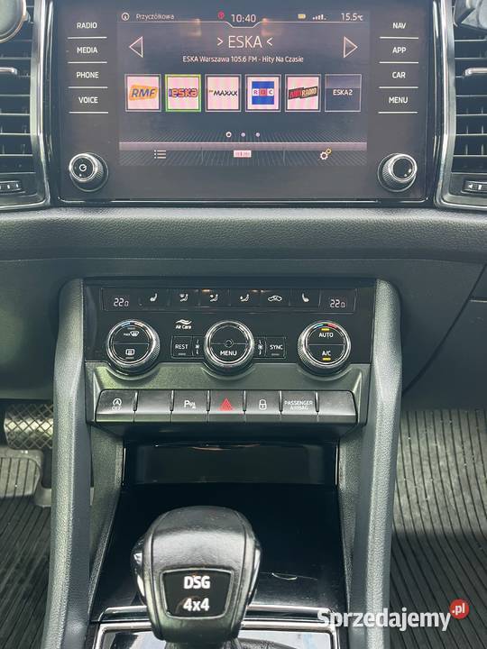 Skoda Kodiaq FV VAT23 4x4 190 salon polska komputer pokładowy Kodiaq Warszawa sprzedam