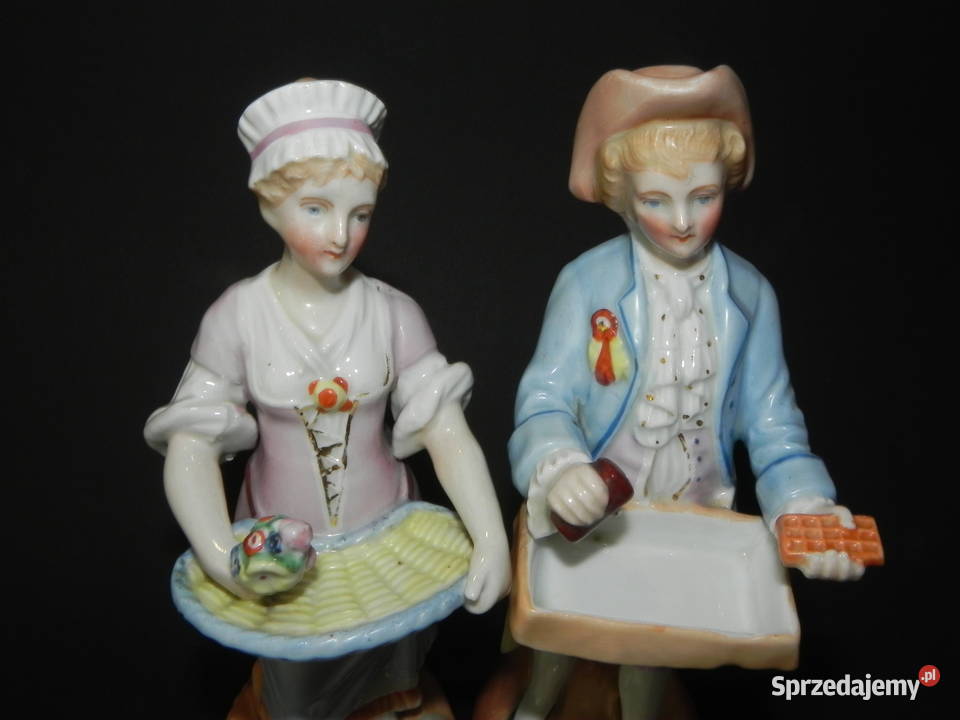 Porcelana stare figurki para sprzedawców wielkopolskie Środa Wielkopolska sprzedam