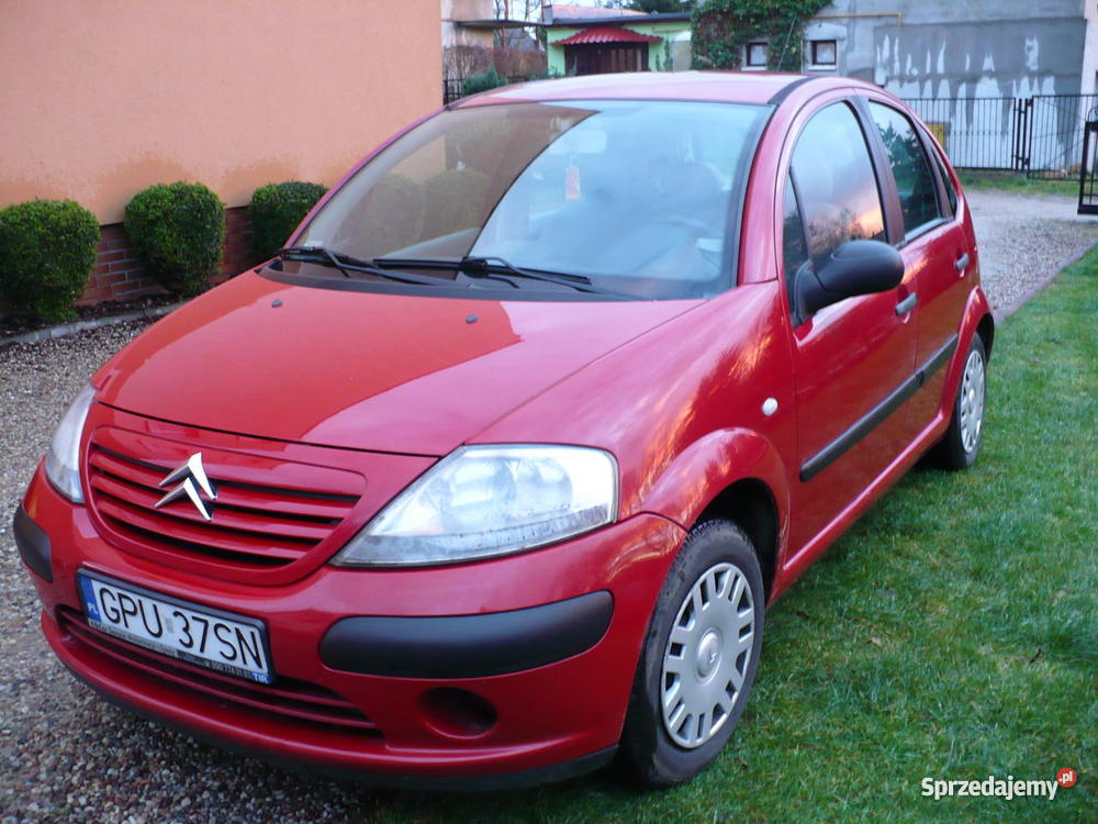 citroen C3 czerwony benzyna sprzedam