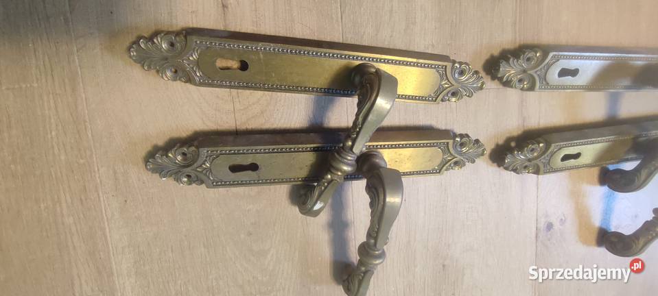 KLAMKI KLAMKA SECESYJNE MOSIĘŻNE Trzebnica sprzedam