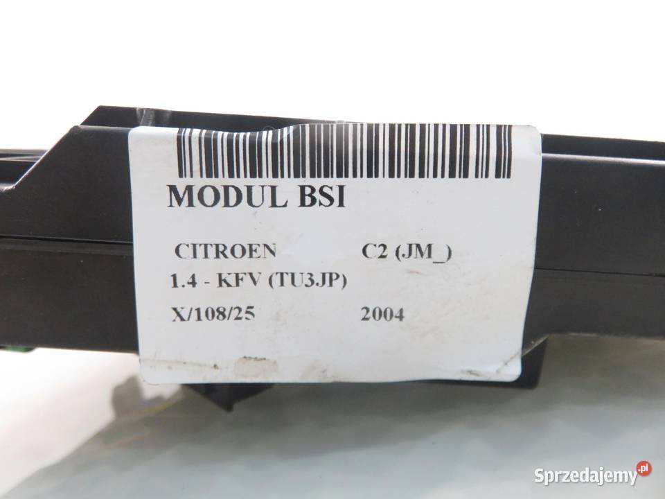 BSI CITROEN C3 C2 S118085200L 9653667380