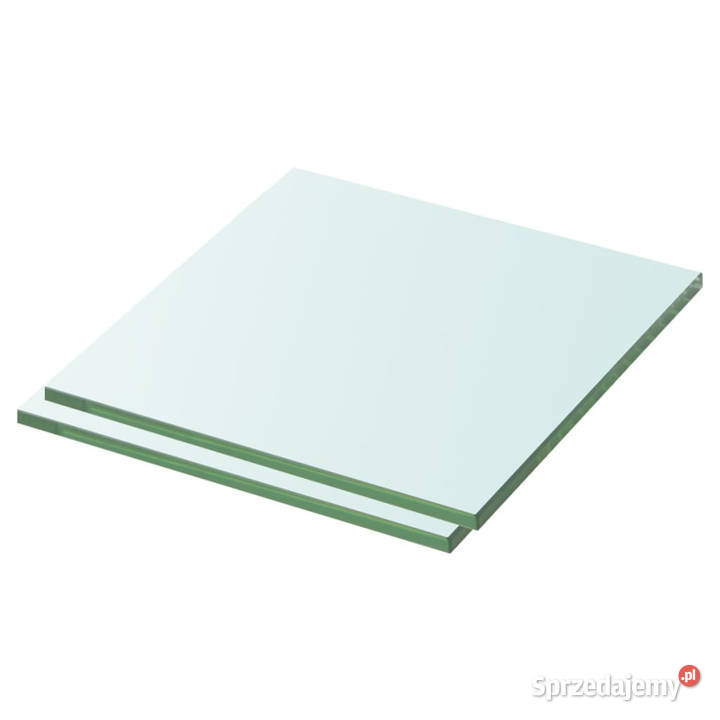 Półki 2 panel z bezbarwnego szkła 30 x 25 Półki sprzedam