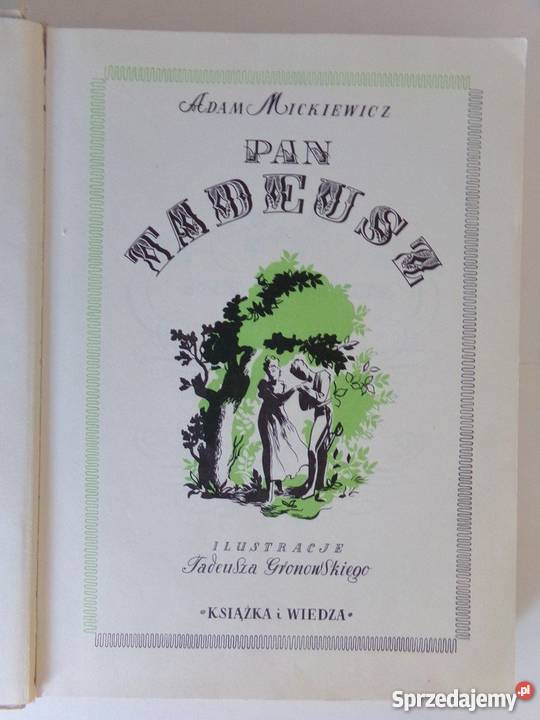 PAN TADEUSZ ADAM MICKIEWICZ