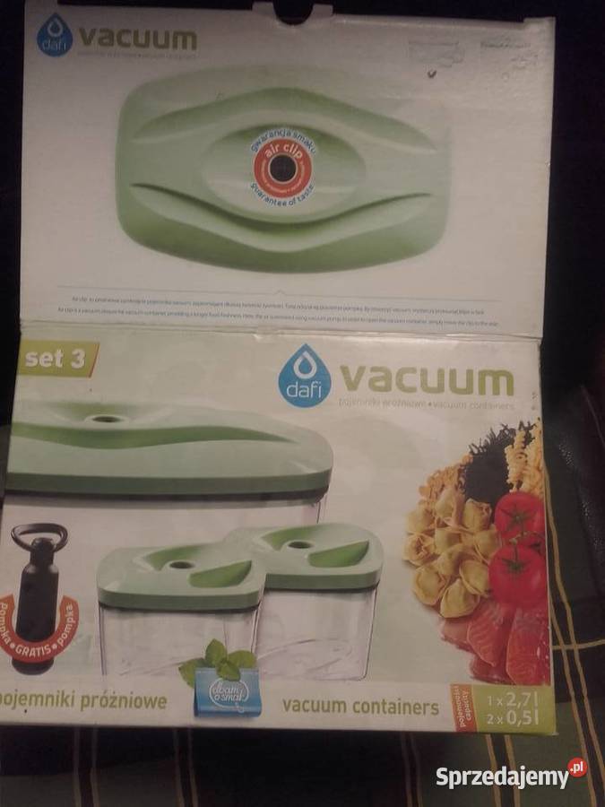 pojemniki próżniowe do żywności vacuum Będzin
