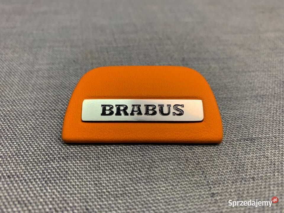 EMBLEMAT ZNACZEK LOGO skóra BRABUS na kierownicę lubelskie Chełm