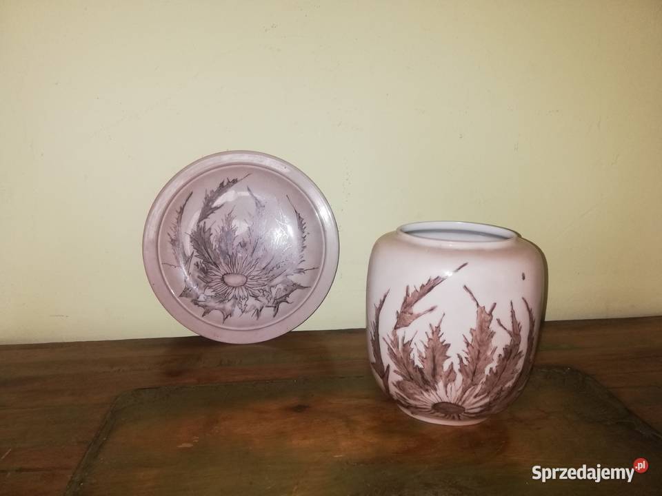 komplet ręcznie malowany Chorzew