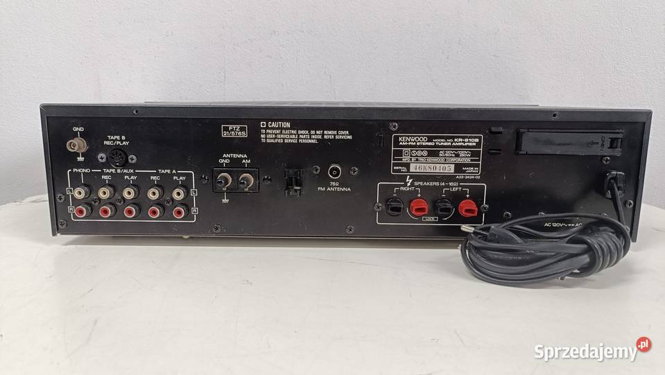 KENWOOD KR810B Amplituner Stereo do przeglądu wielkopolskie