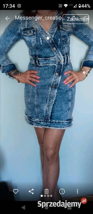 Sukienka jeansowa S Odzież damska Białaszewo
