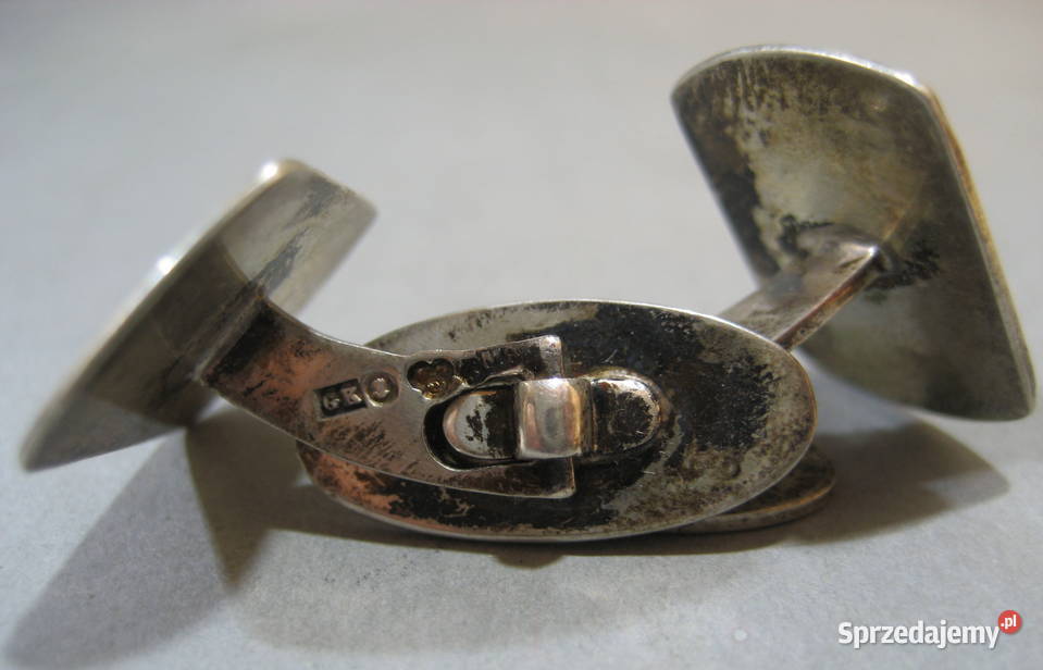 Srebrne spinki do mankietow Szwecja 1961 r mazowieckie Warszawa sprzedam