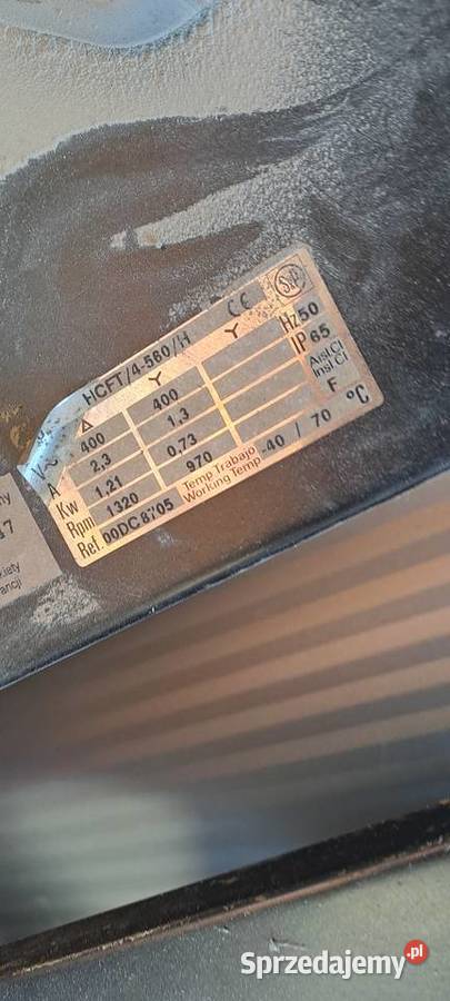 Wentylator Fi 560mm Wentylator HCFT4560 Poznachowice Dolne