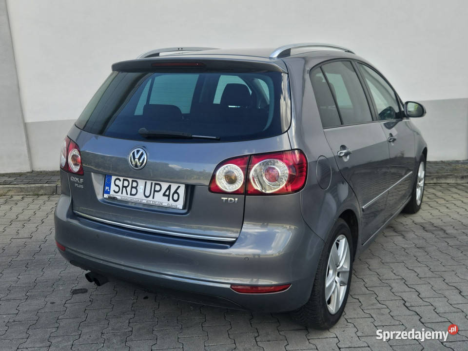 Volkswagen Golf Plus Serwis Bezwypadkowy II 2009 szary śląskie