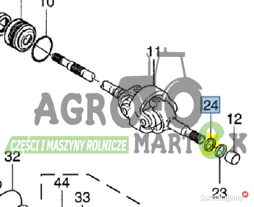 85806973 PIERŚCIEŃ LM CNH New Holland Części zamienne Wichrów