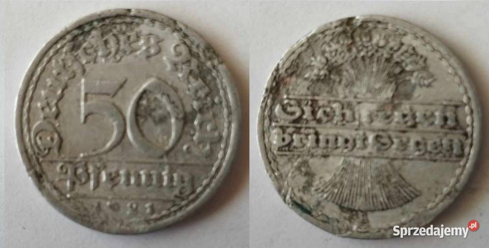 Moneta z 1921 roku Warszawa