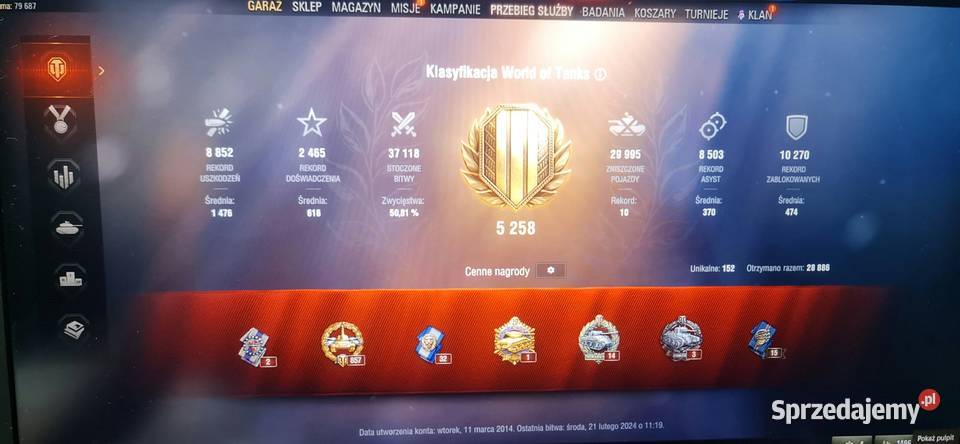 World of tanks sprzedam śląskie Radlin