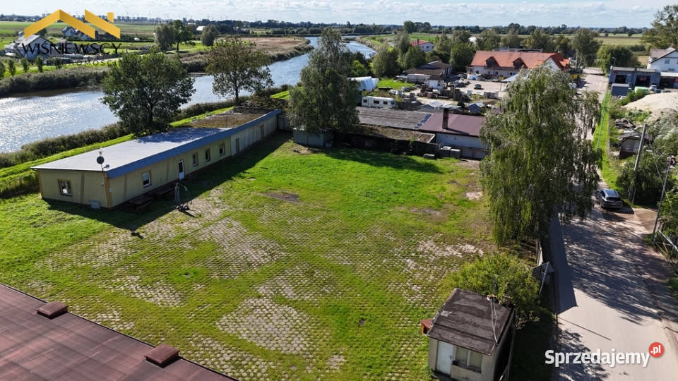 Działka o pow 2300 mkw z budynkami o pow 530 mkw Sztutowo
