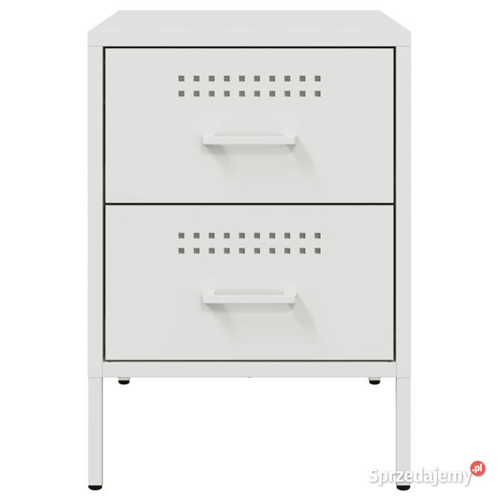 Szafka nocna biała 36x39x505 stal WM842932 Warszawa