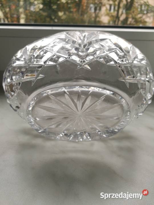 Kryształowy koszyczek prl Choszczno sprzedam