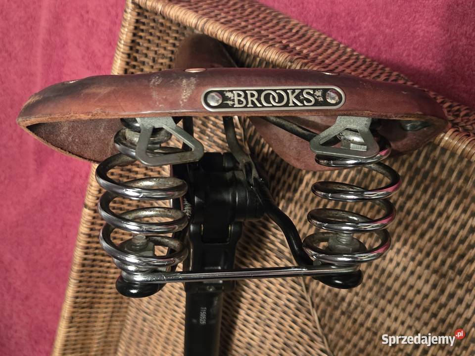 Siodełko rowerowe BROOKS B67 Amortyzowana sztyca Łódź sprzedam