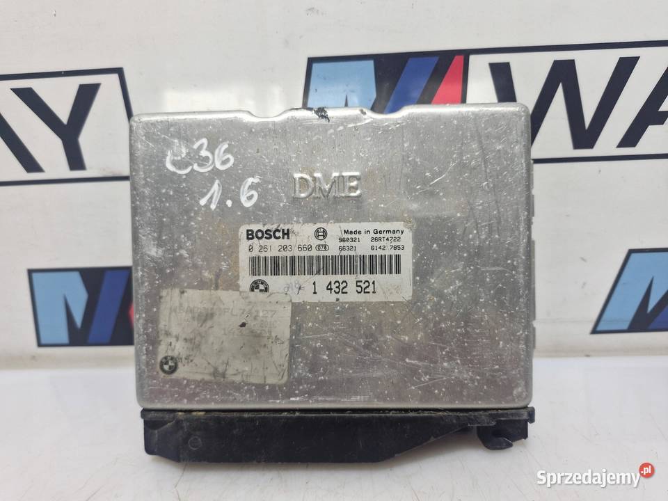 BMW E36 MODUŁ STEROWNIK SILNIKA DME 1432521